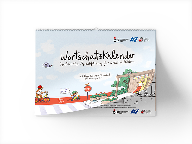Wortschatzkalender inkl. pädagogischem Begleitmaterial