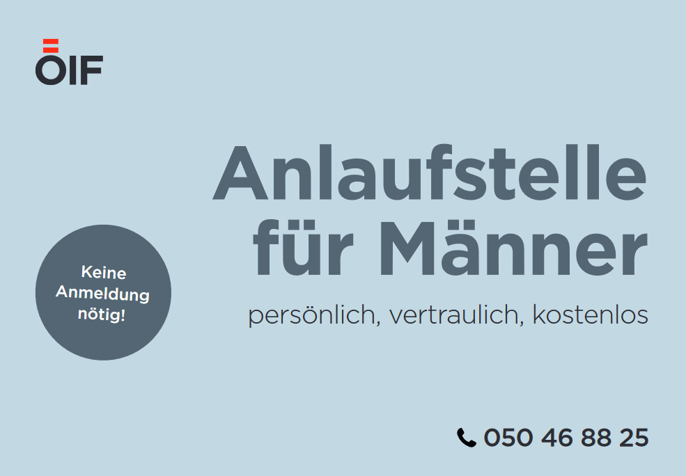 Flyer Anlaufstelle für Männer
