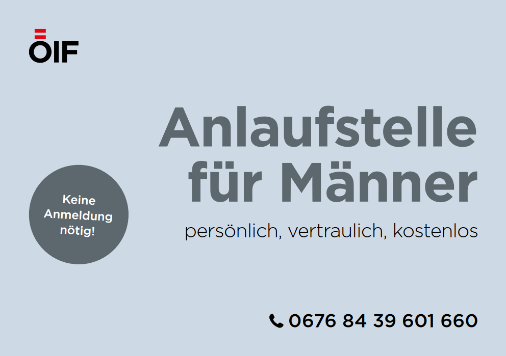 Flyer Anlaufstelle für Männer