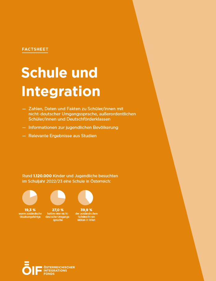ÖIF Factsheet Schule und Integration 