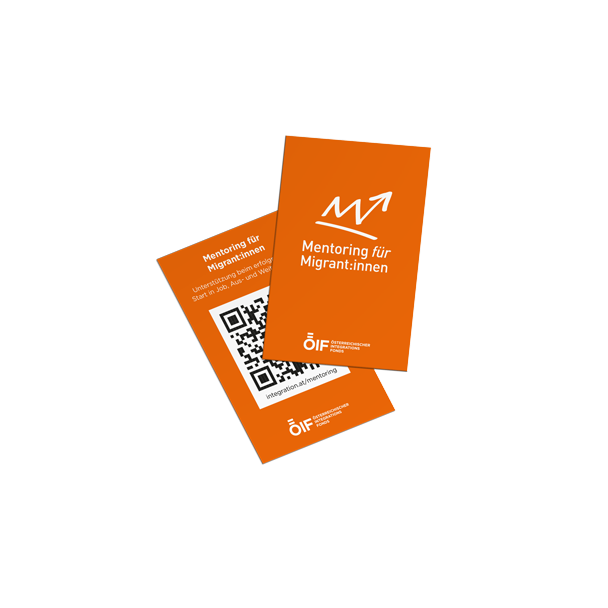 Kärtchen Mentoring für Migrant:innen