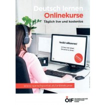 Flyer Deutsch lernen Onlinekurse