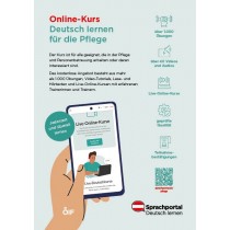 Flyer Deutsch lernen für die Pflege/Sprachportal