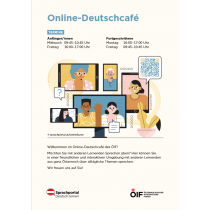 Flyer Online-Deutschcafé