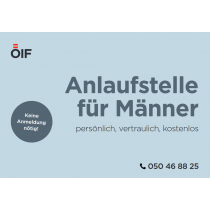 Flyer Anlaufstelle für Männer